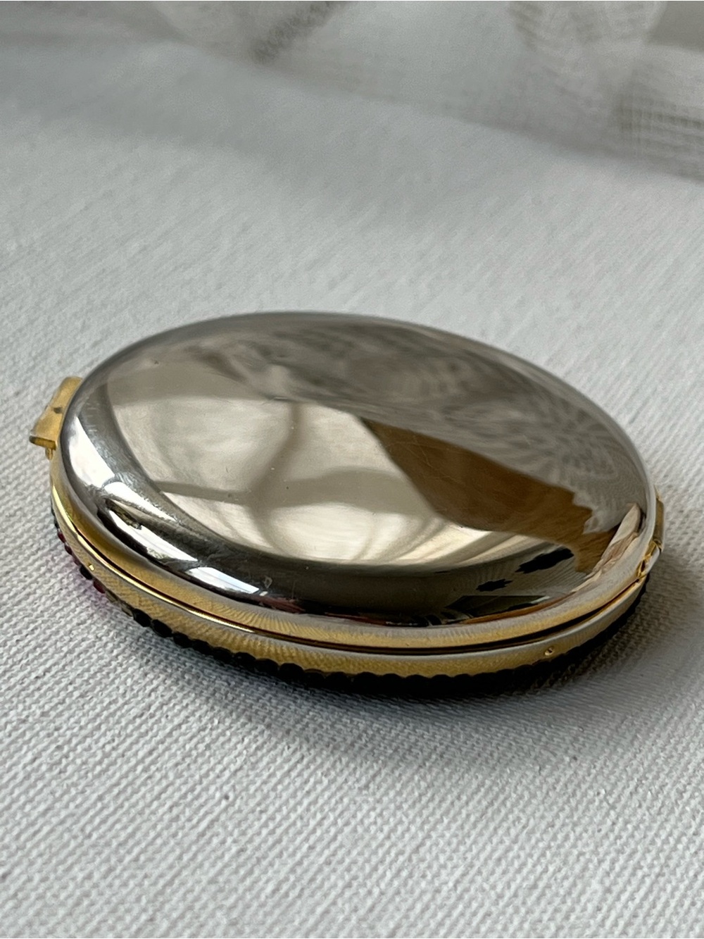 Judith Leiber ✨⭐️💐Vintage Floral Crystal ✨ Compact, EUC - Picture 8 of 16